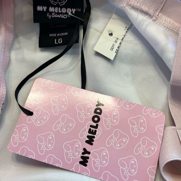My Melody Strappy Suspender Skirt Pink Size Large Nwt - Picture 5 of 9